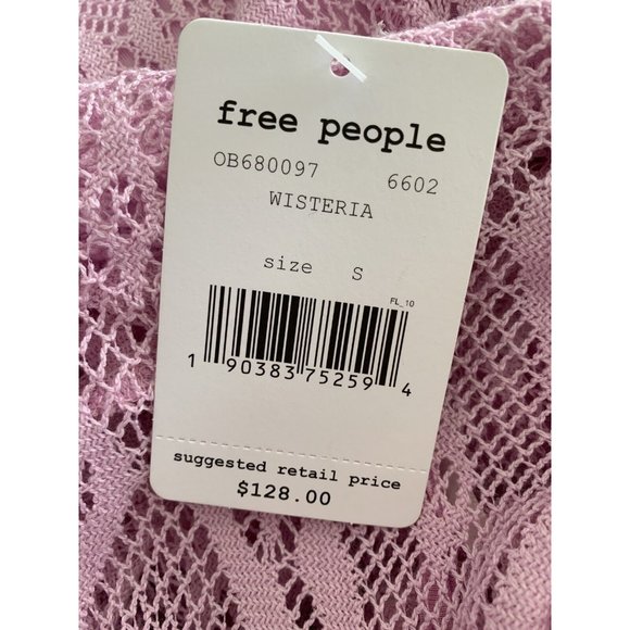 Free People Purple Wisteria Rock Candy Lace Dress Size Small S New NWT RARE HTF - Picture 5 of 6